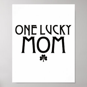 Affiche Une Maman Chanceuse St Patricks Day