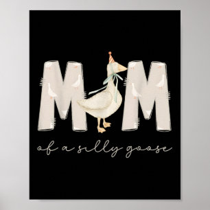Affiche Une maman d'oie idiote 1er premier anniversaire fa