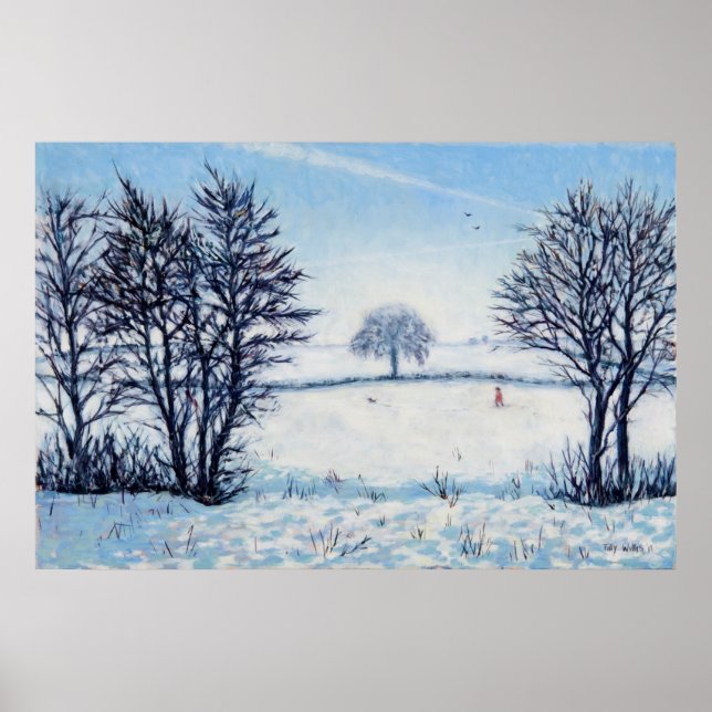 Affiche Une marche hivernale (Devant)