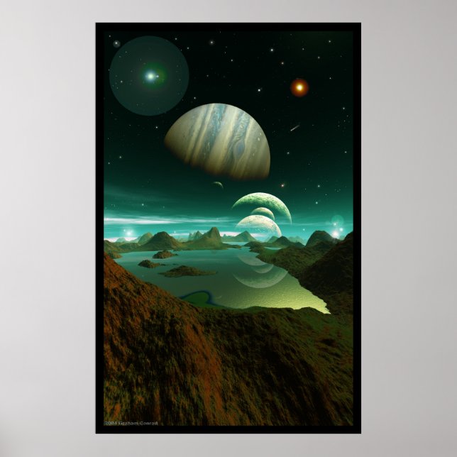 Affiche Une mer verte (Devant)