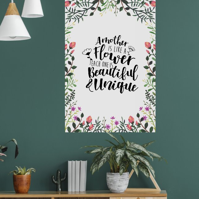 Affiche Une Mère Est Comme Une Fleur (Salon 1)
