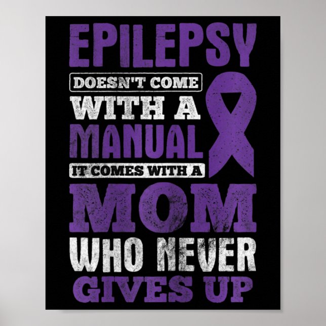 Affiche Une Mère Qui Ne Connaît Jamais L'Épilepsie (Devant)