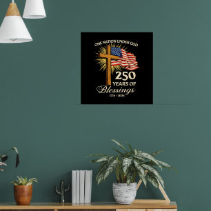 Affiche Une nation sous Dieu 250 ans de bénédictions
