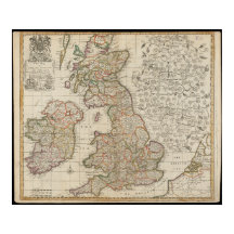 Une nouvelle carte de l'Angleterre, de l'Écosse et
