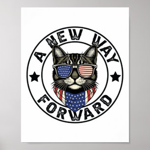 Affiche Une nouvelle voie vers l'avenir Kamala Harris 2024