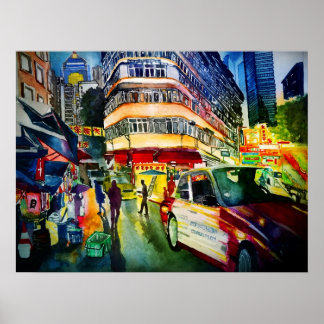 Affiche Une nuit à hong kong