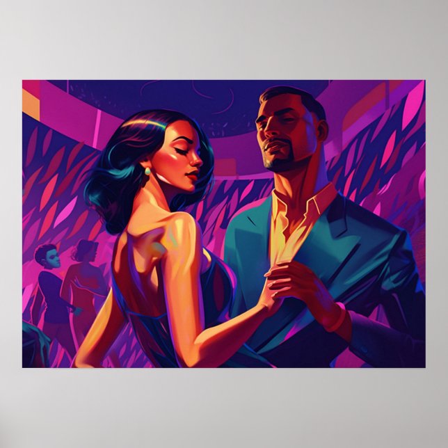 Affiche Une nuit de salsa avec mon amour (Devant)