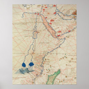 Affiche Une partie de l'atlas de l'Afrique du monde
