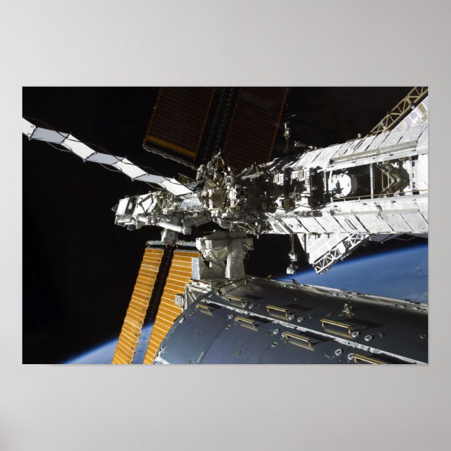 Affiche Une partie du laboratoire Columbus (Devant)