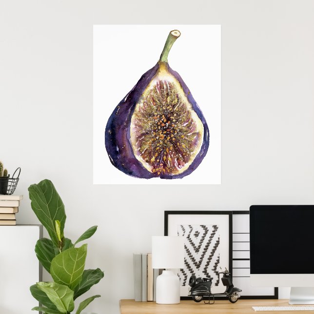 Affiche Une peinture de figue (Bureau à domicile)
