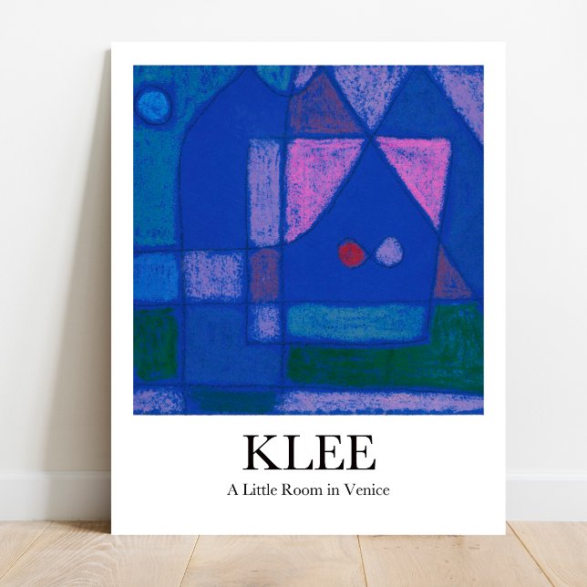 Affiche Une petite chambre à Venise par Paul Klee (Klee's A Little Room in Venice: Dreamy escape for your walls! Shop our museum-quality poster.  )