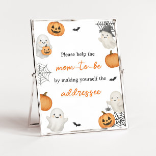 Affiche Une petite citrouille Boo Station d'enveloppe Hall