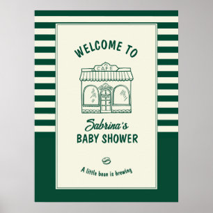 Affiche Une petite fève est en train de se préparer Baby S