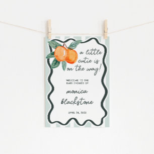 Affiche Une petite merveille : Bienvenue à la baby shower