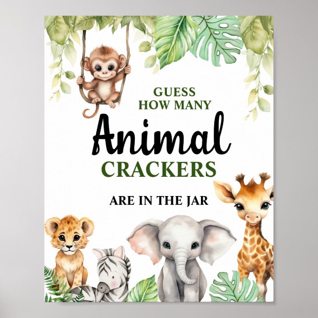Affiche Une petite sauvageonne Baby Shower  (Devant)