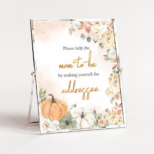 Affiche Une petite station d'enveloppe de Baby shower d'au