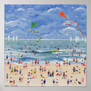 Affiche Une plage cornouaillaise