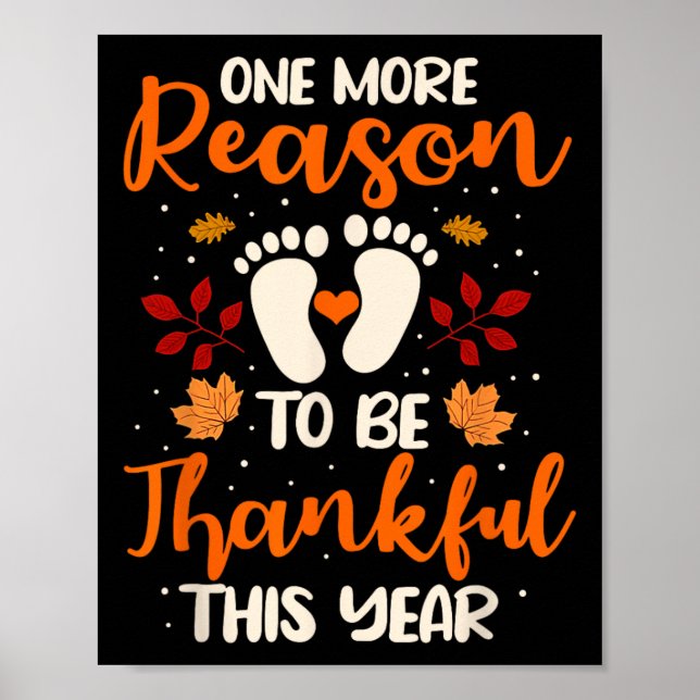 Affiche Une Raison De Plus D'Être Merci Grossesse Chute Ba (Devant)