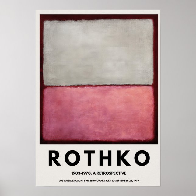 Affiche Une Rétrospective 1 (Devant)