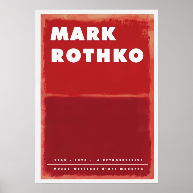Affiche Une Rétrospective 4 (Devant)