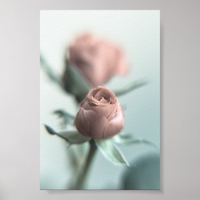 Affiche Une rose rose pour votre chéri... (Devant)