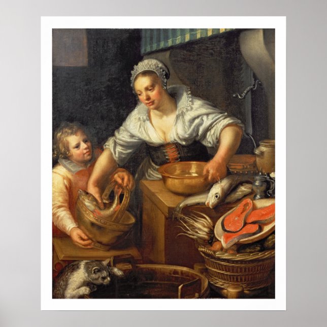 Affiche Une Scène De Cuisine (Devant)