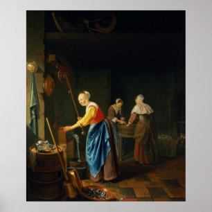 Affiche Une Scène De Cuisine