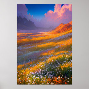 Affiche Une Serenade de prés colorés