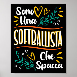 Affiche Une softlliste qui casse des cadeaux softll femme