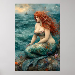 Affiche Une superbe sirène