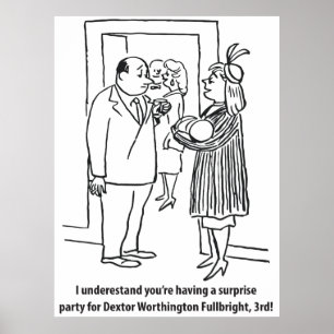 Affiche Une surprise pour Dextor, Drôle, Vintage