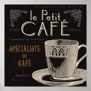 Affiche Une tasse de café contemporaine