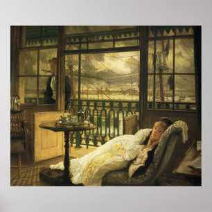 Affiche Une tempête de dépassement, par James Tissot