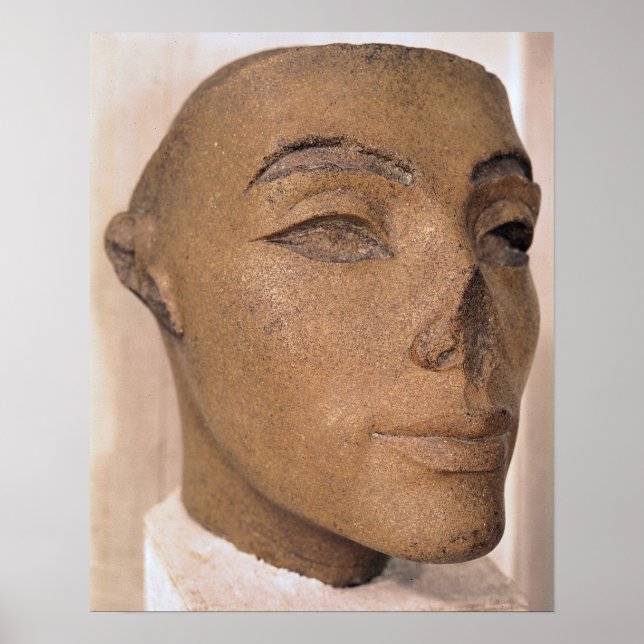 Affiche Une tête royale, peut-être Nefertiti, de (Devant)