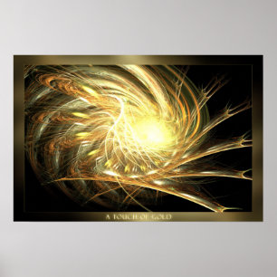 Affiche Une touche d'or