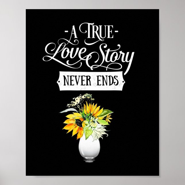 Affiche  | Une Véritable Histoire D'Amour Ne Se Termine Ja (Devant)
