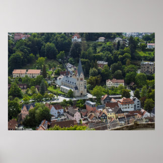 Affiche Une ville allemande
