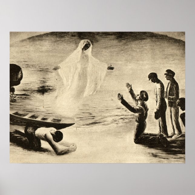Affiche Une vision de la Vierge Marie (Devant)