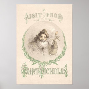 Affiche Une visite de saint Nicholas