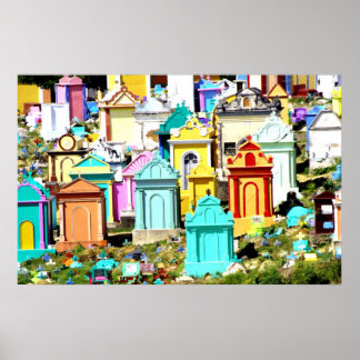 Affiche Une voie colorée