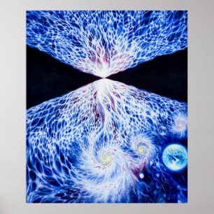 Affiche Une vue de l'univers après le big bang