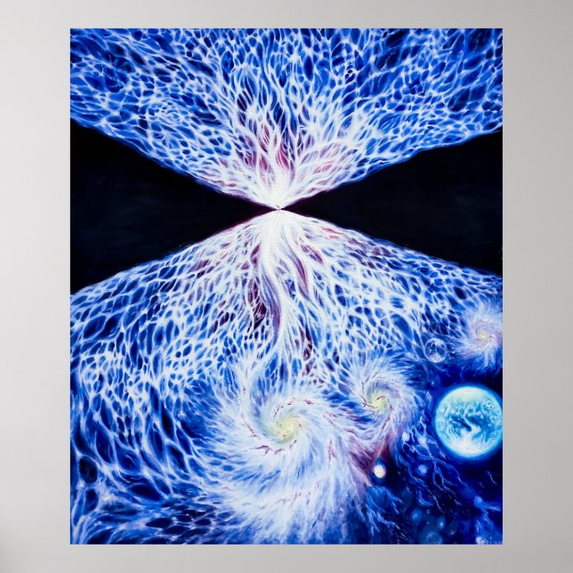 Affiche Une vue de l'univers après le big bang (Devant)
