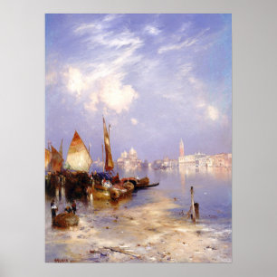 Affiche Une vue de Venise par Thomas Moran