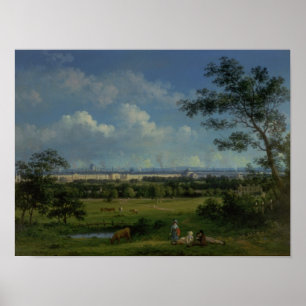 Affiche Une vue du parc du régent