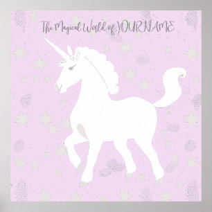 Affiche Uni Unicorn. Poster, Wall Art