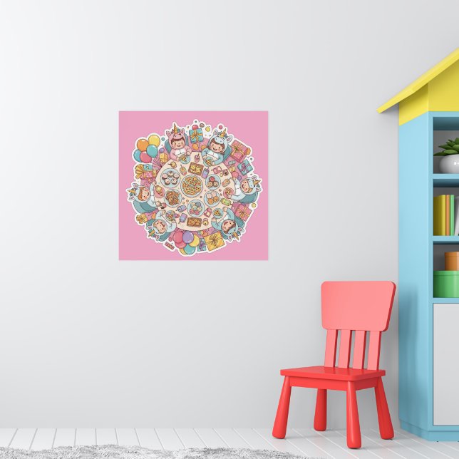 Affiche Unicorn Children's Party (Pépinière 1)