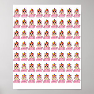 Affiche Unicorn Est Un Design Sympa