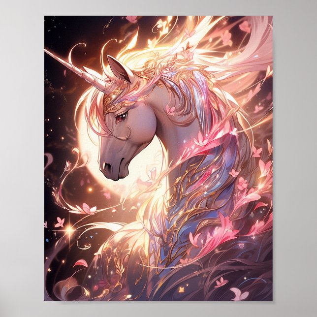 Affiche Unicorn Imaginaire Art (Devant)