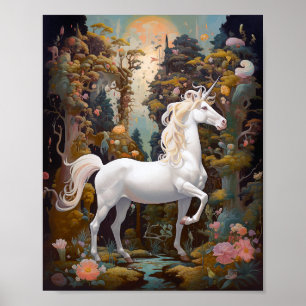 Affiche Unicorn Imaginaire Art