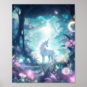 Affiche Unicorn Imaginaire Art